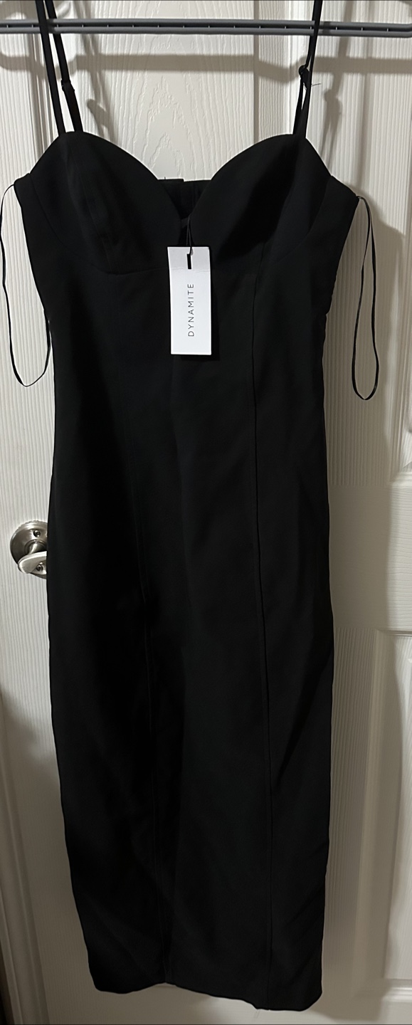 Dynamite Sweetheart Neckline Black Dress | Size: XXS | NWT