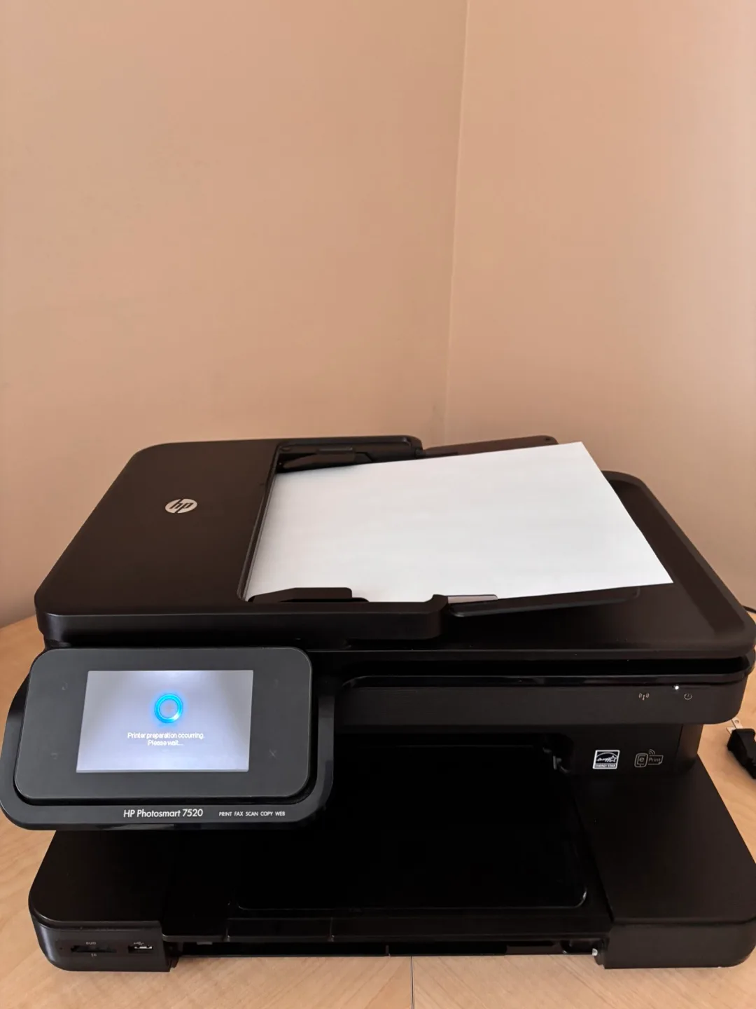 HP Photosmart 7520 Printer w/ Ink Cartridges image indicator(2)