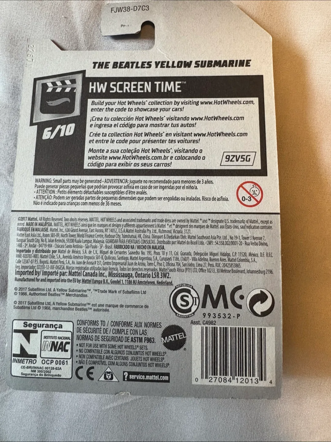 Hot Wheels The Beatles Yellow Submarine image indicator(2)