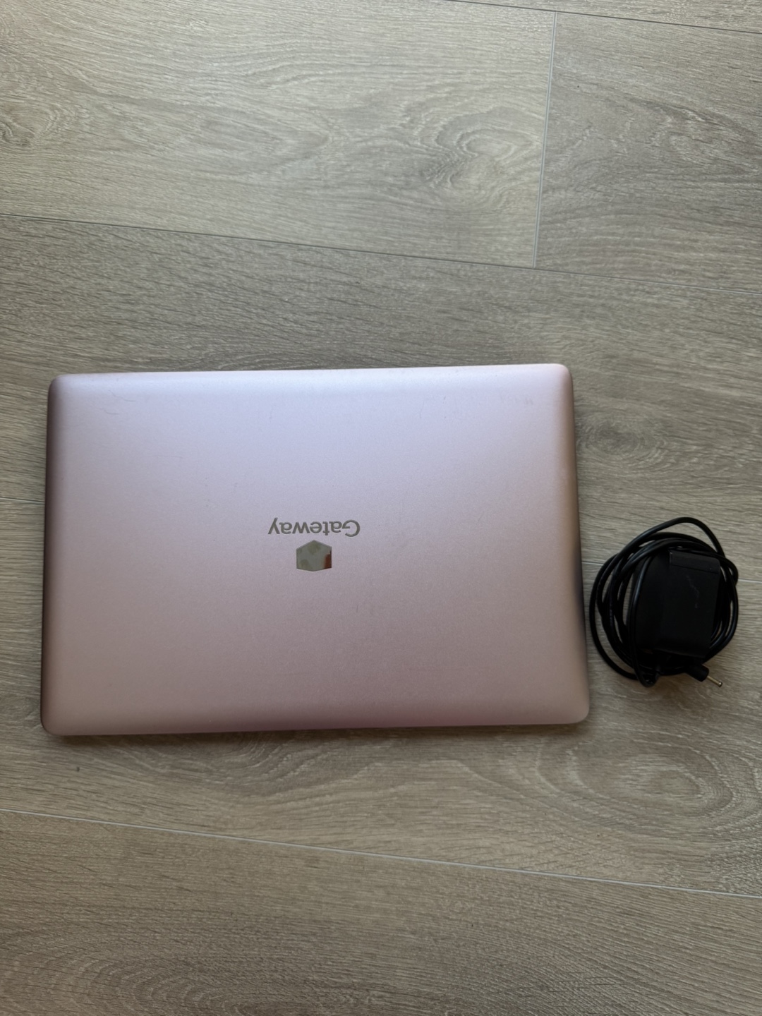 Rose gold laptop