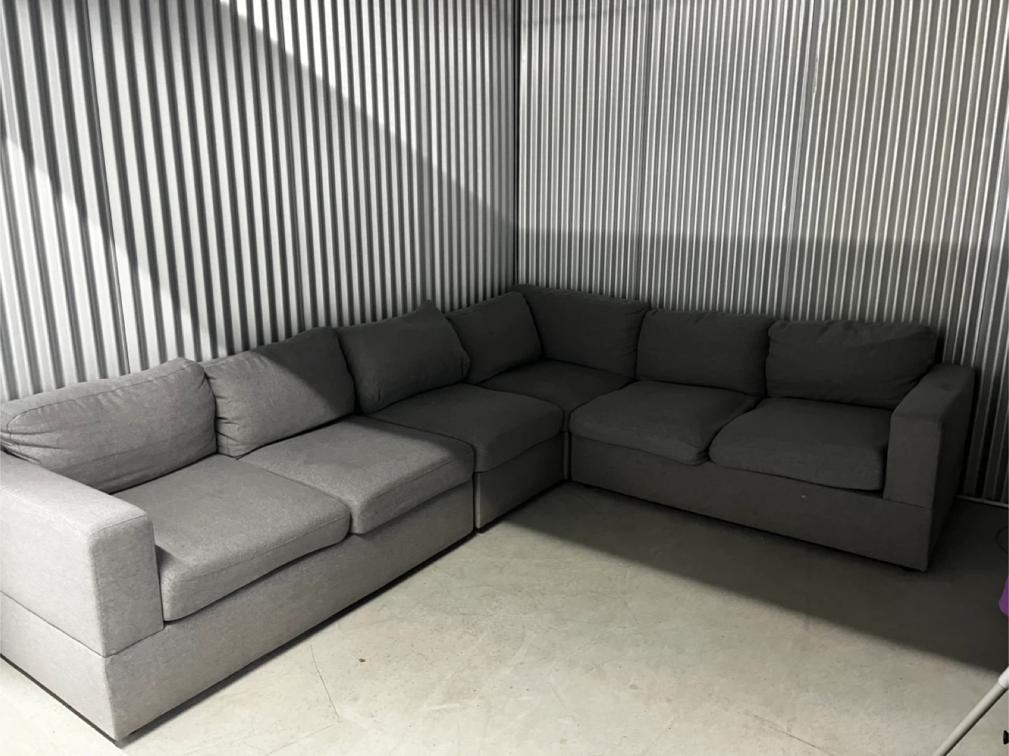 Grey Sectional Sofa for sale!