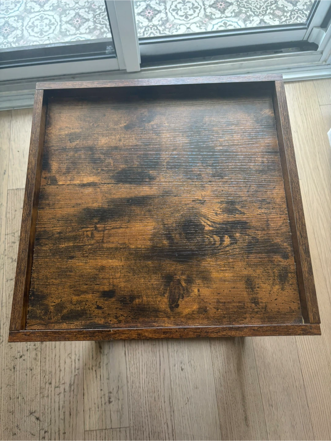 Nesting End Tables, Brown Wood Grain