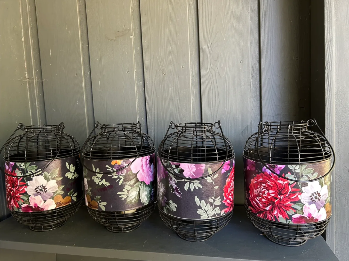 Floral Lanterns - Set of 4 image indicator(2)