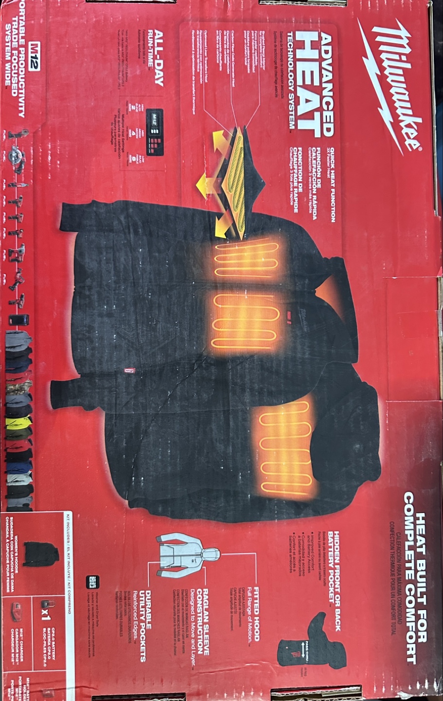 Milwaukee Heated Hoodie - Advanced Heat Technology