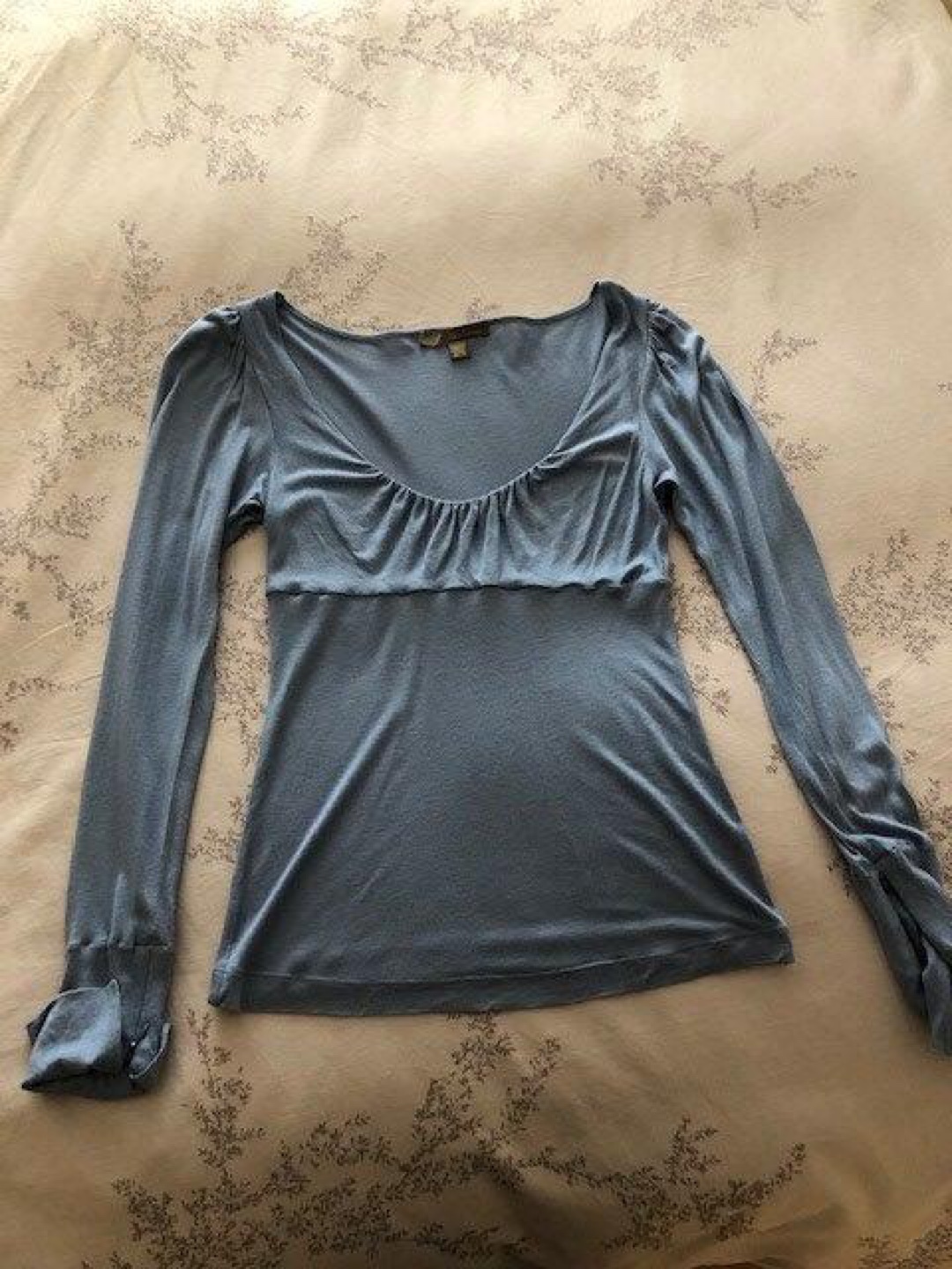 Andy TheAnh Blue Long Sleeve Top - Size M/M