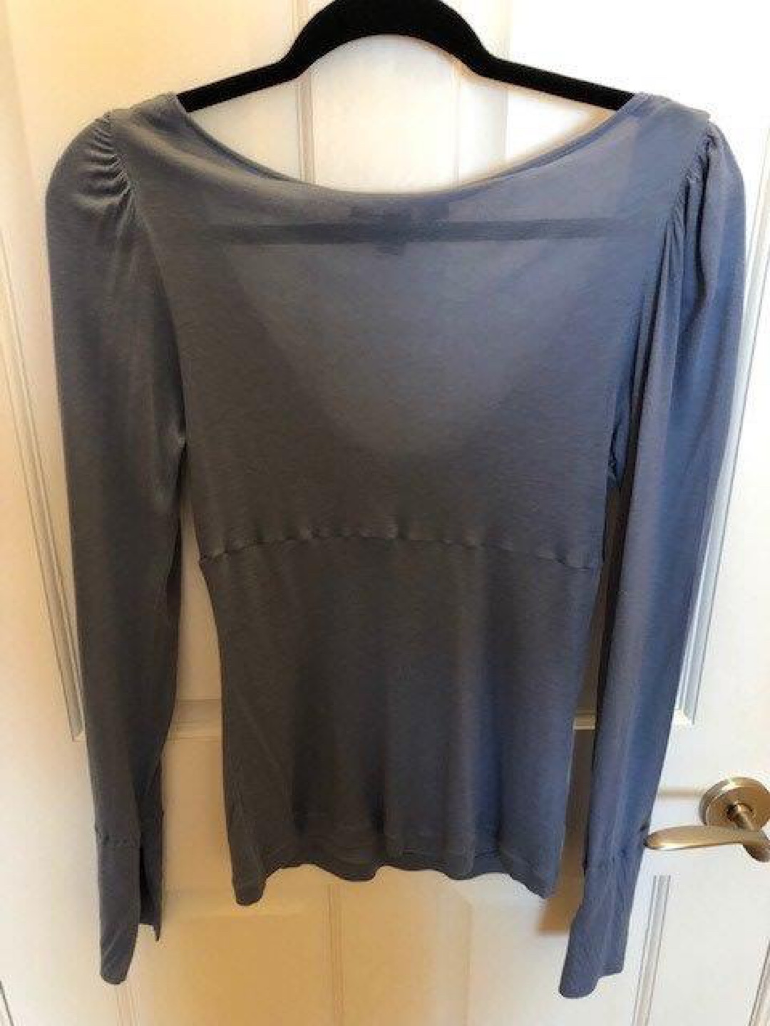 Andy TheAnh Blue Long Sleeve Top - Size M/M - photo 3