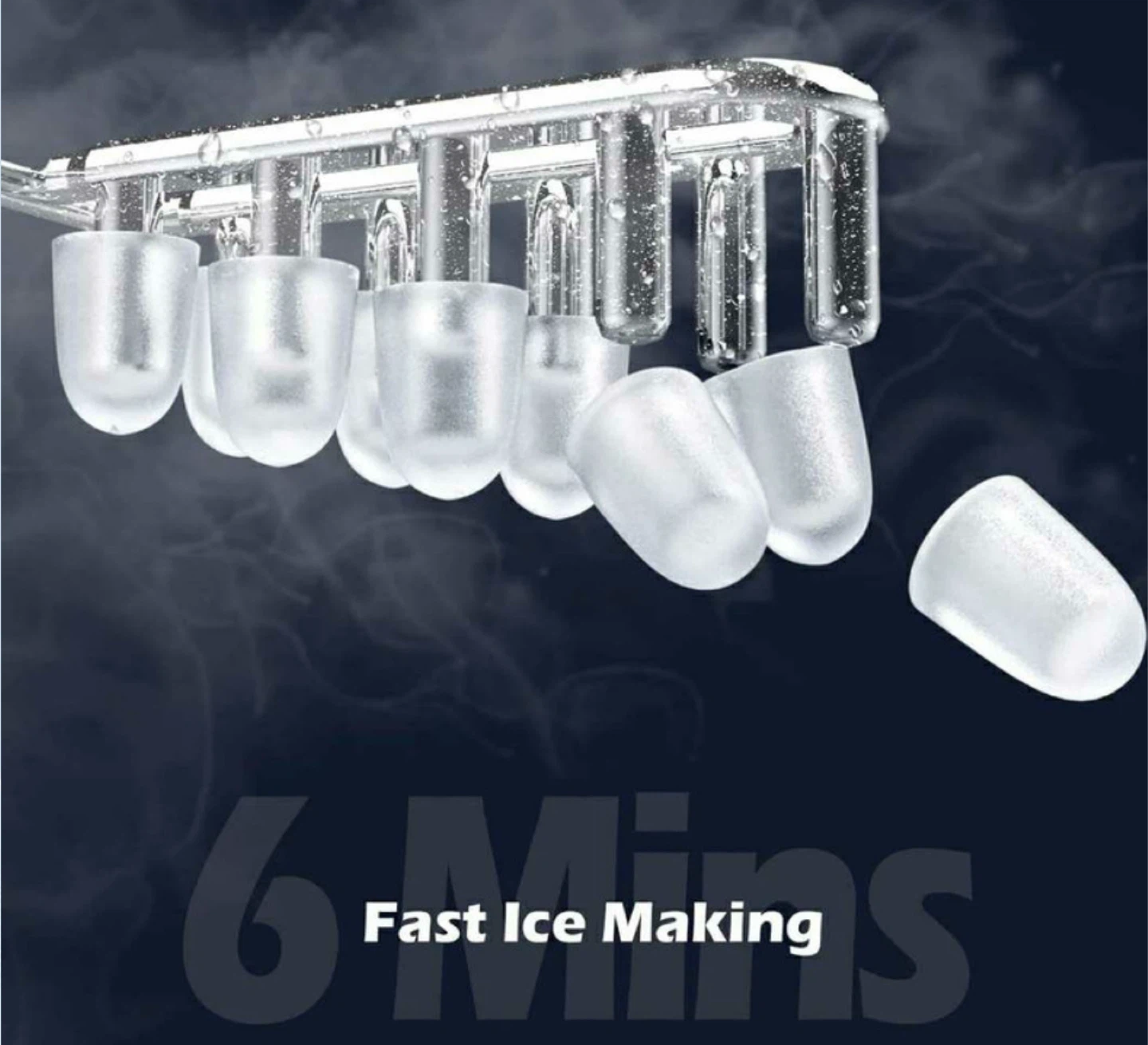 Portable Ice Maker - Makes Ice in 6 Minutes! - photo 4