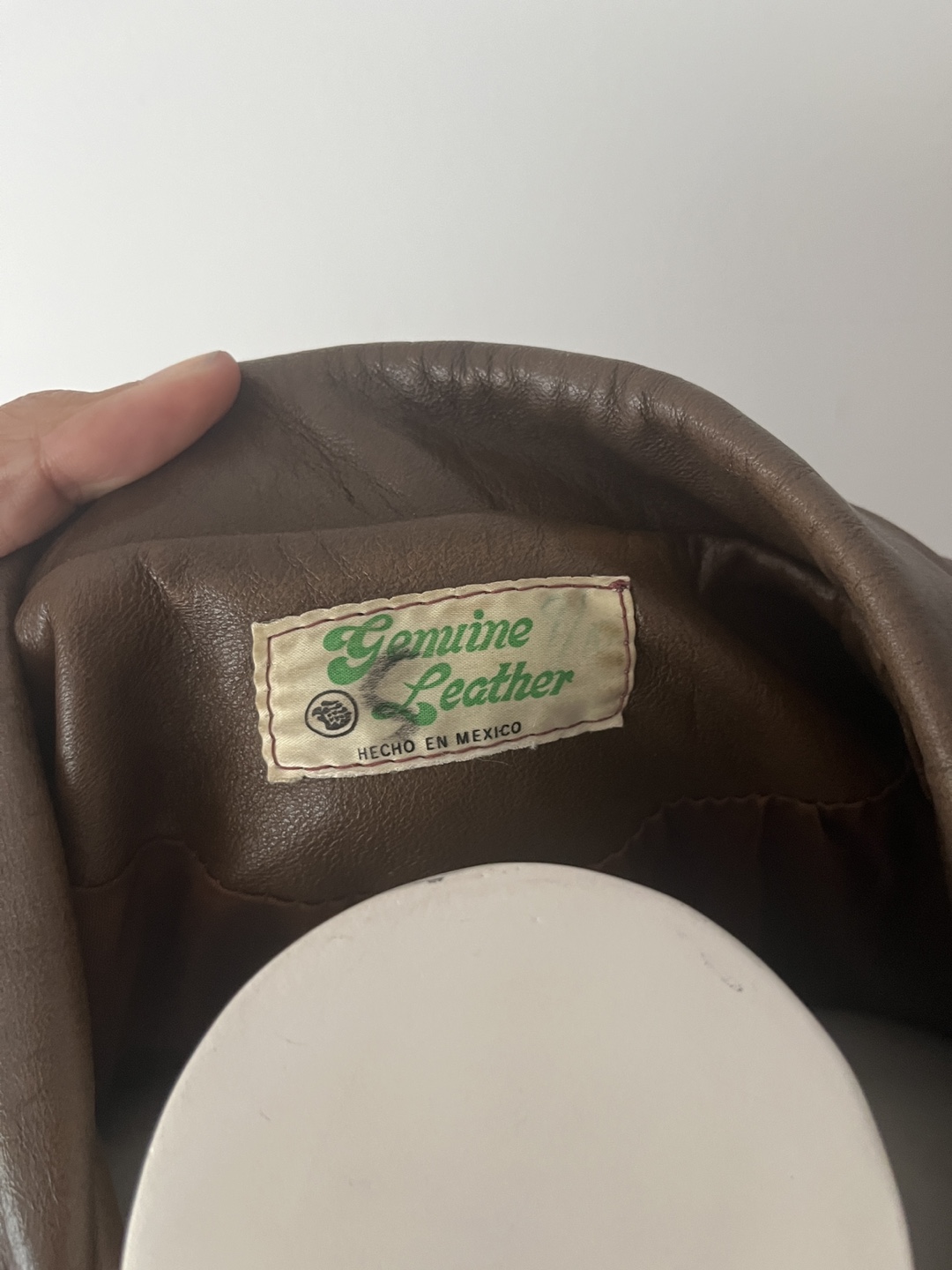 Vintage Leather Brown Jacket - photo 4