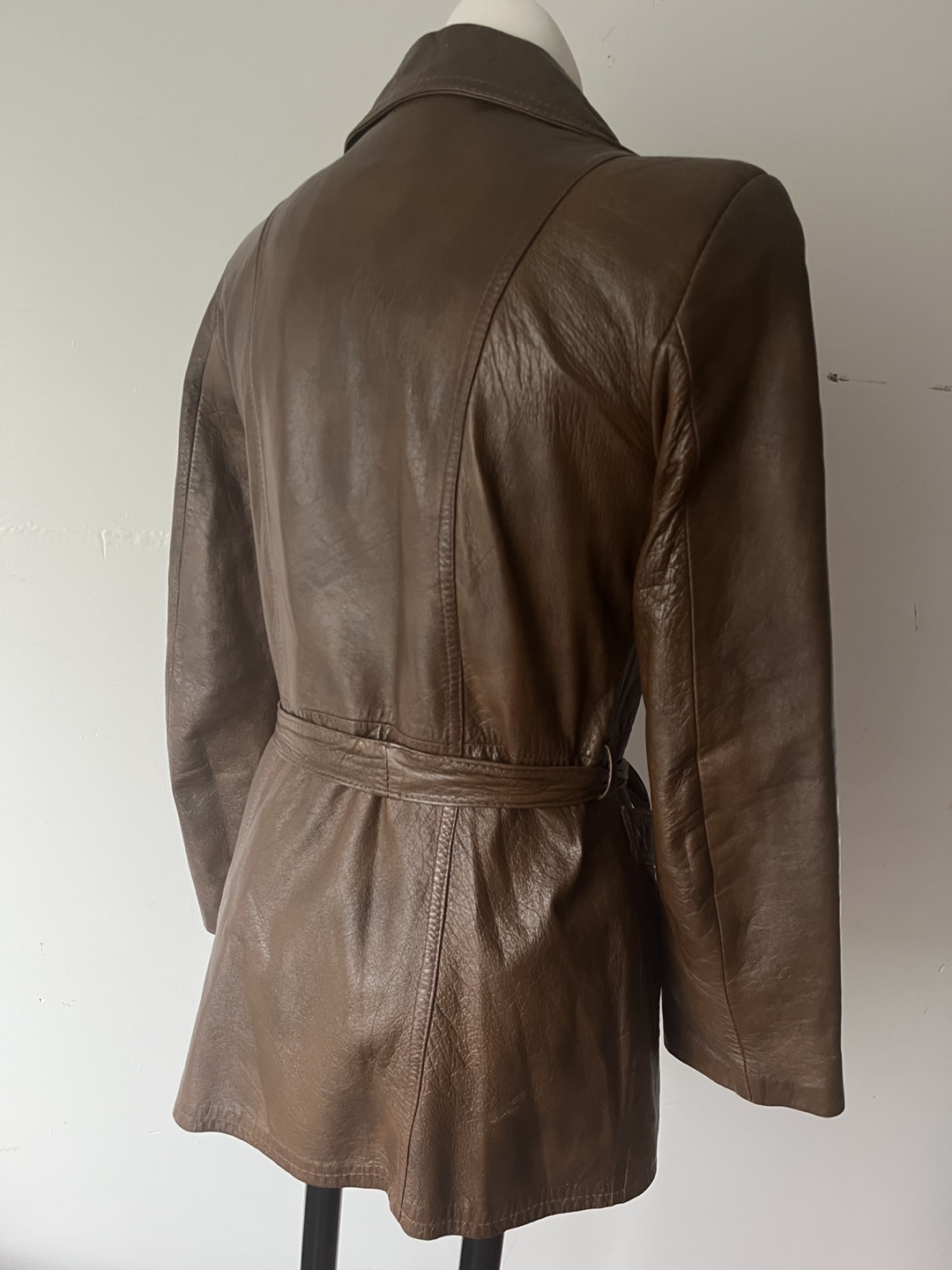 Vintage Leather Brown Jacket - photo 2