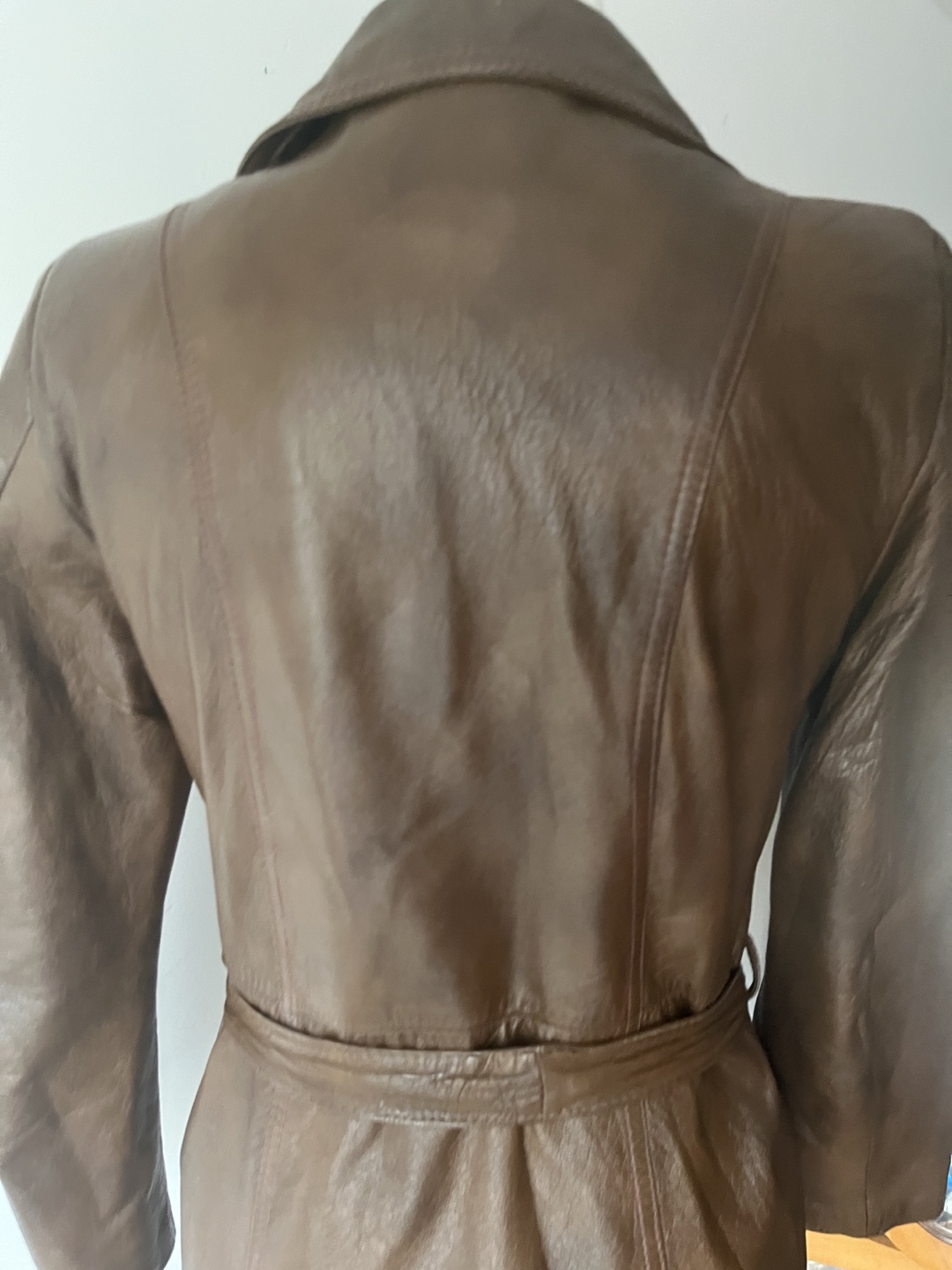 Vintage Leather Brown Jacket - photo 3