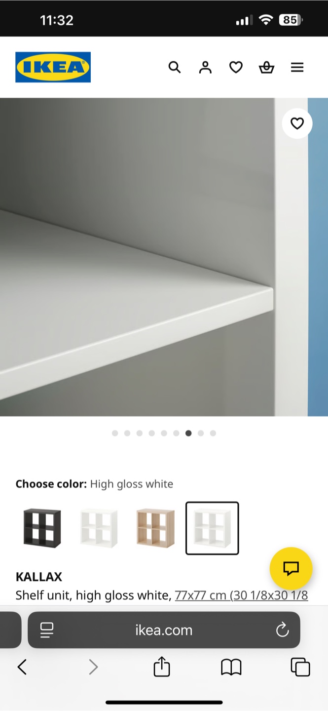 IKEA Kallax Shelf Unit - White - photo 3
