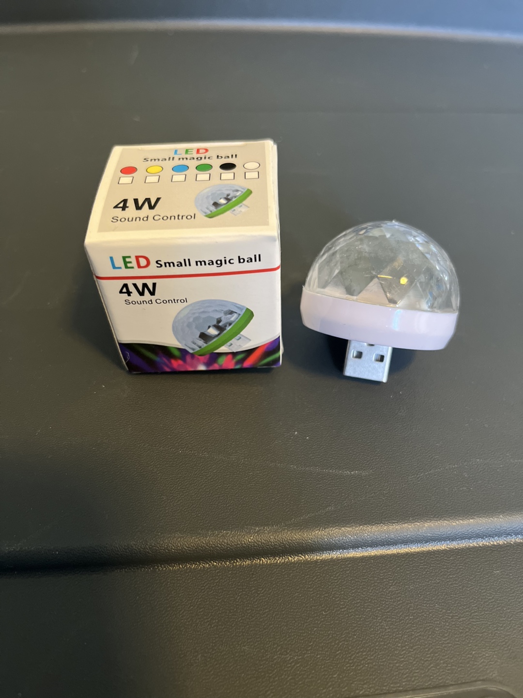 New LED Small Magic Ball - 4W Sound Control
