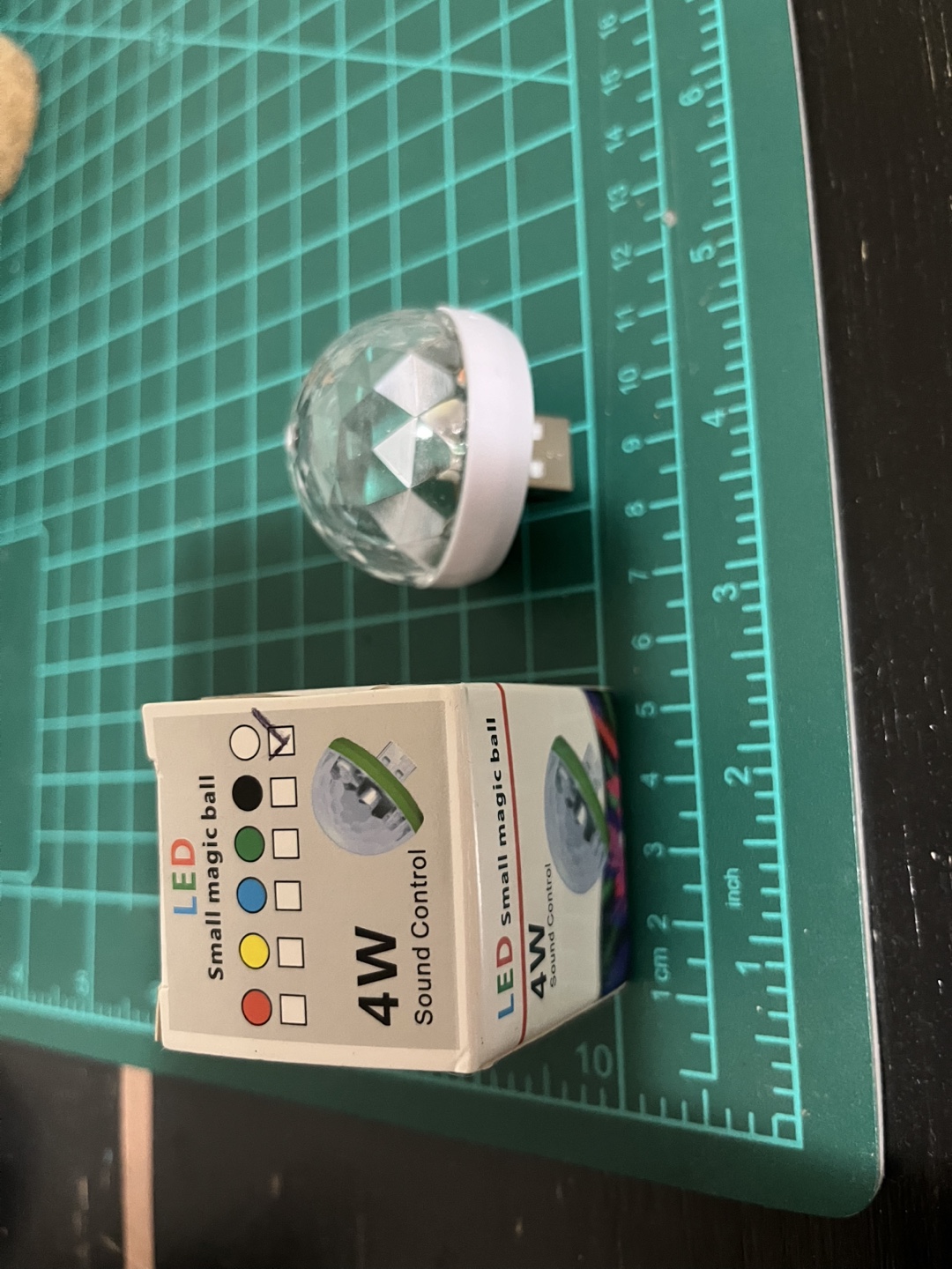New LED Small Magic Ball - 4W Sound Control - photo 2