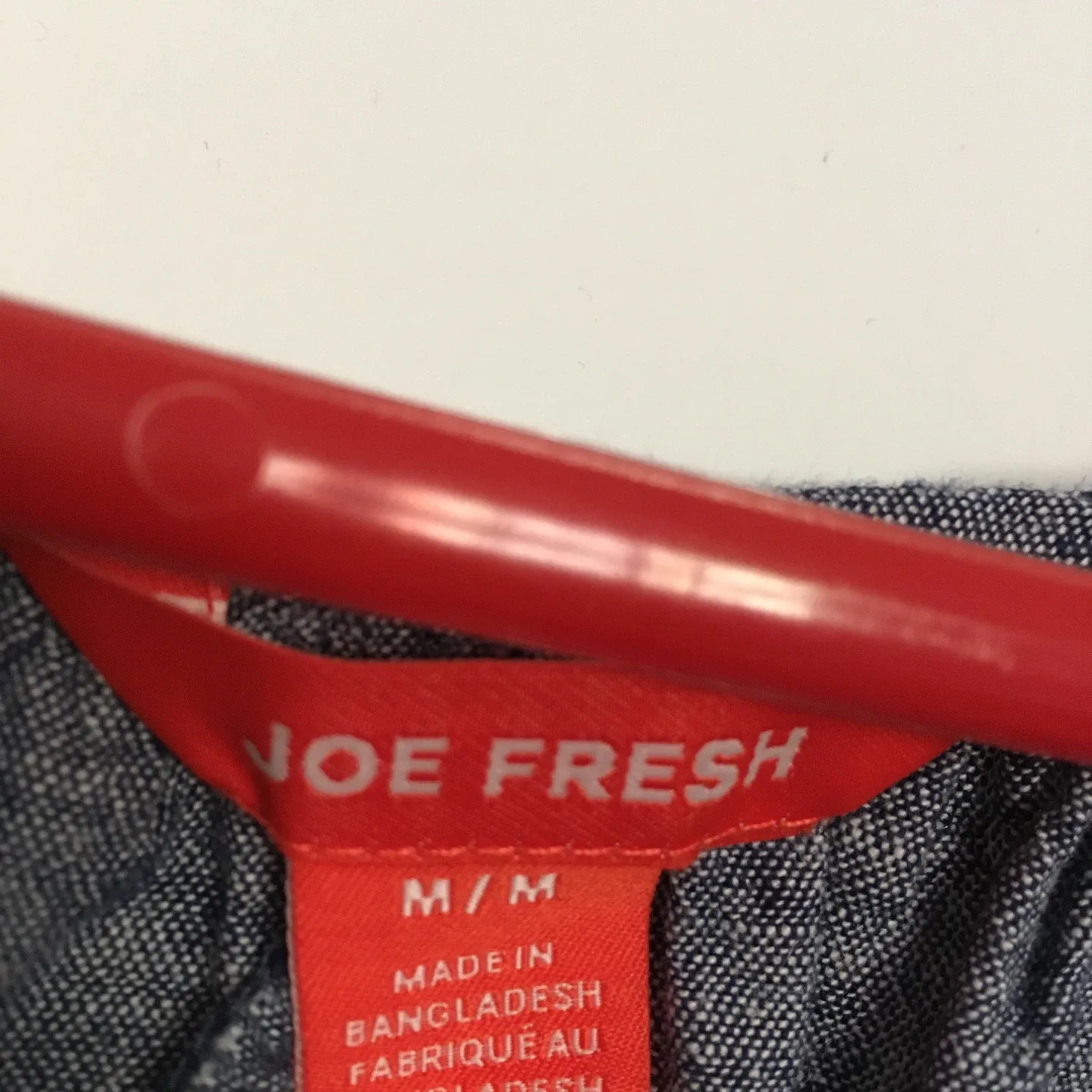 JOE FRESH dress linen blue summer image indicator(3)