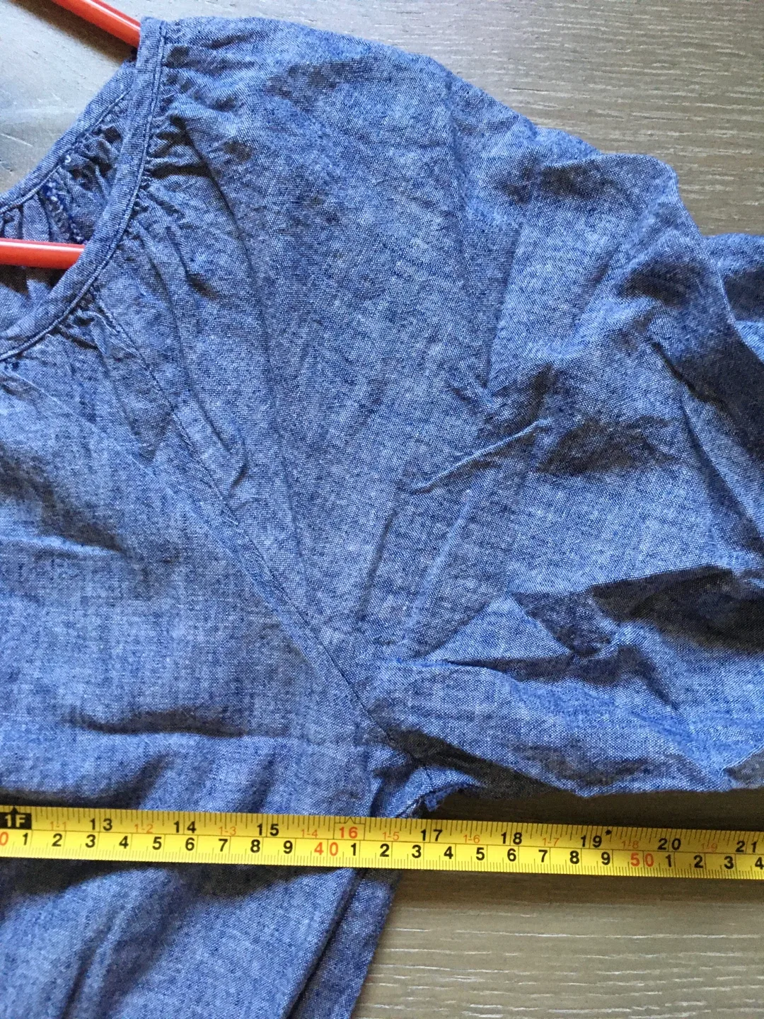 JOE FRESH dress linen blue summer image indicator(6)