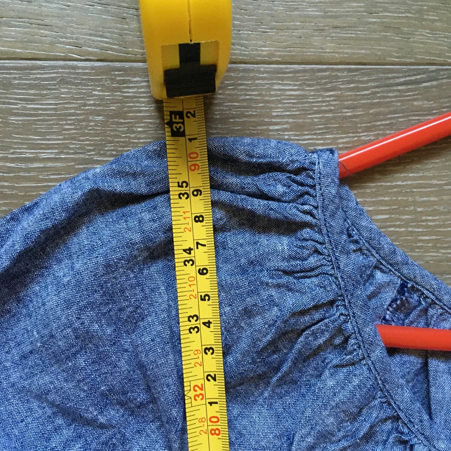 JOE FRESH dress linen blue summer image indicator(5)