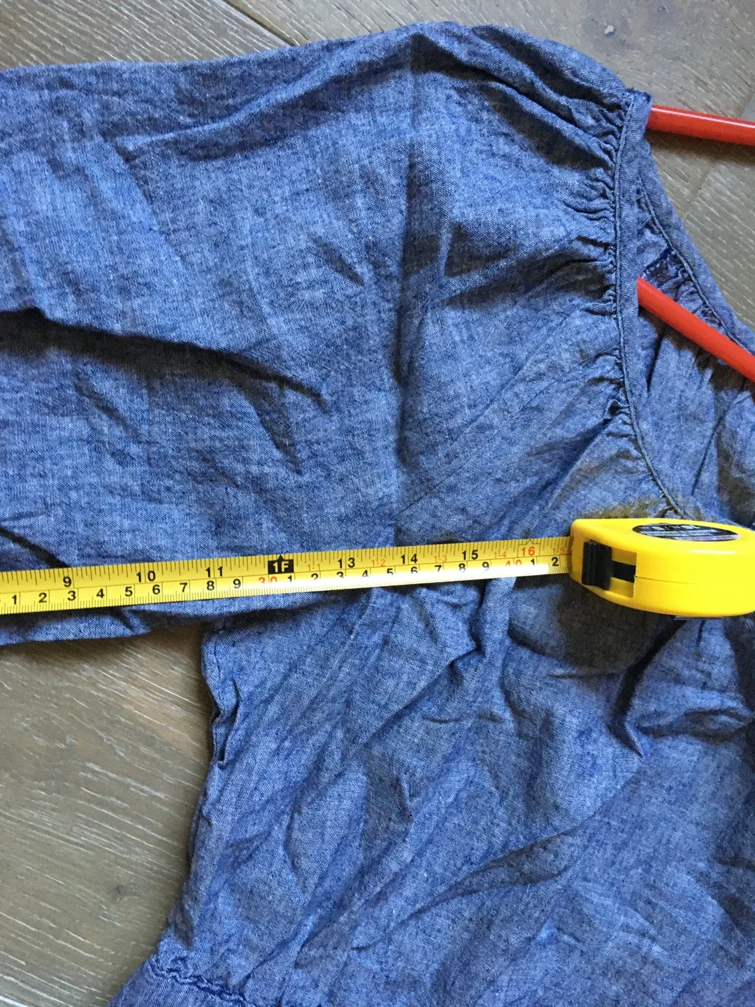 JOE FRESH dress linen blue summer image indicator(9)