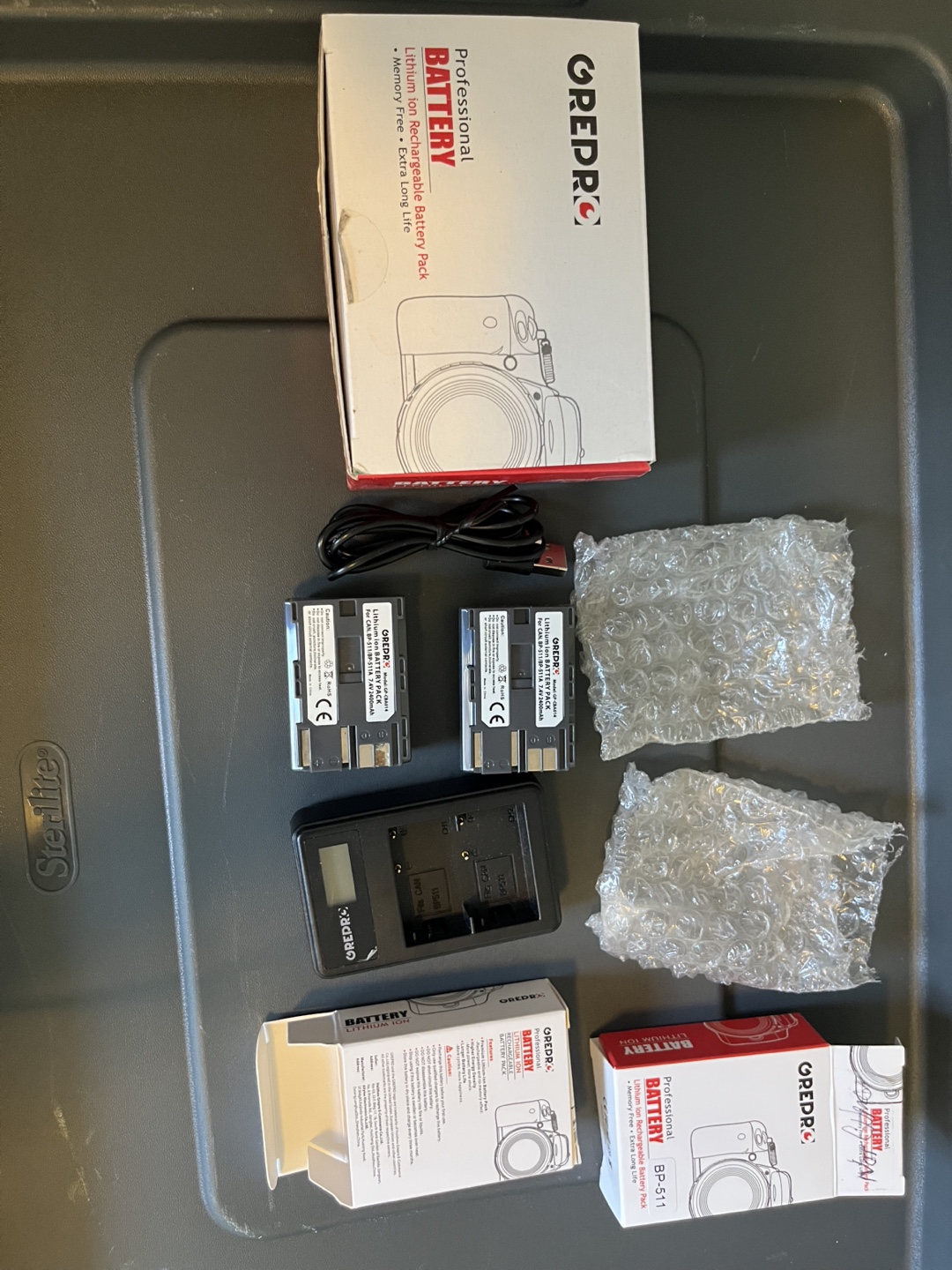 ORED Pro Battery & Charger Kit SP-511