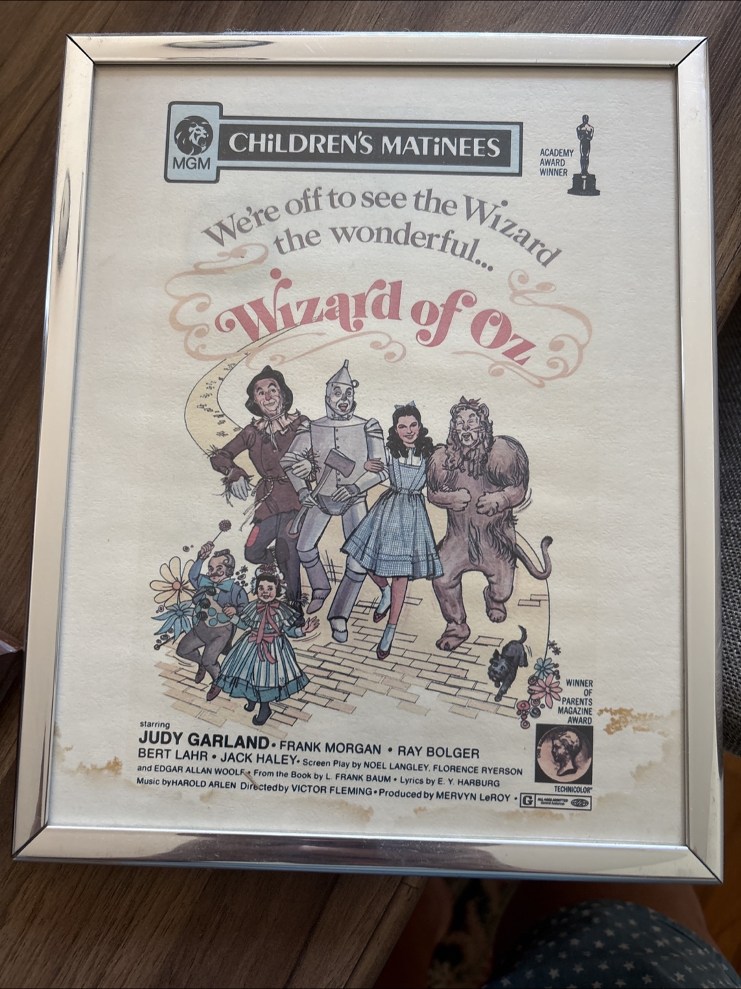 Framed Wizard of Oz Print