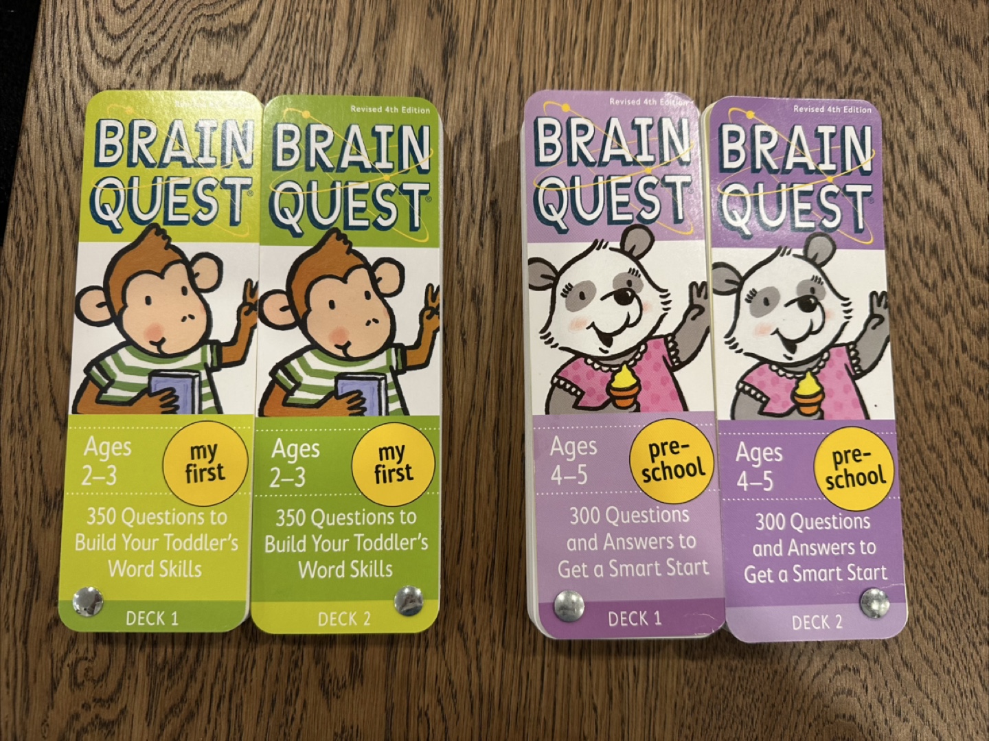 Brain Quest Decks - Preschool, Kindergarten