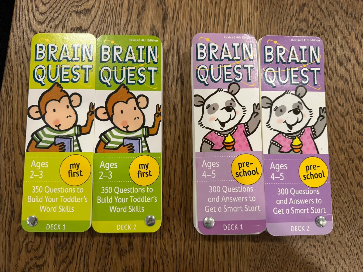 Brain Quest Decks - Preschool, Kindergarten thumbnail