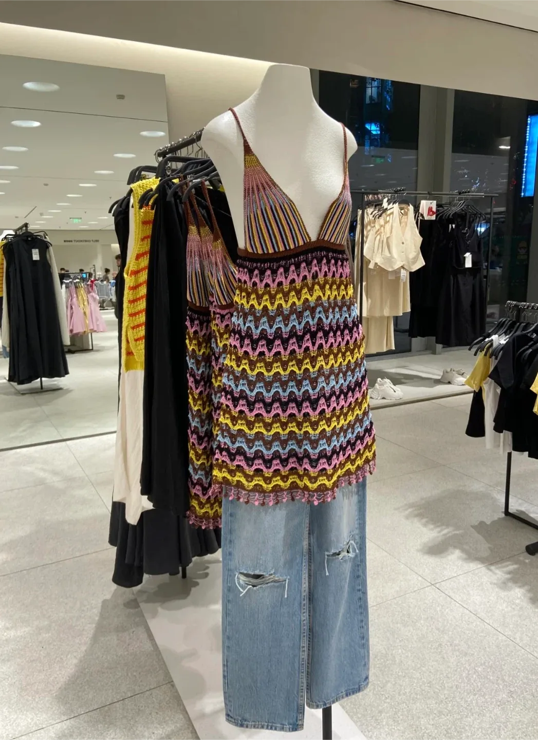 Charming Knit Halter Top - Size XS thumbnail