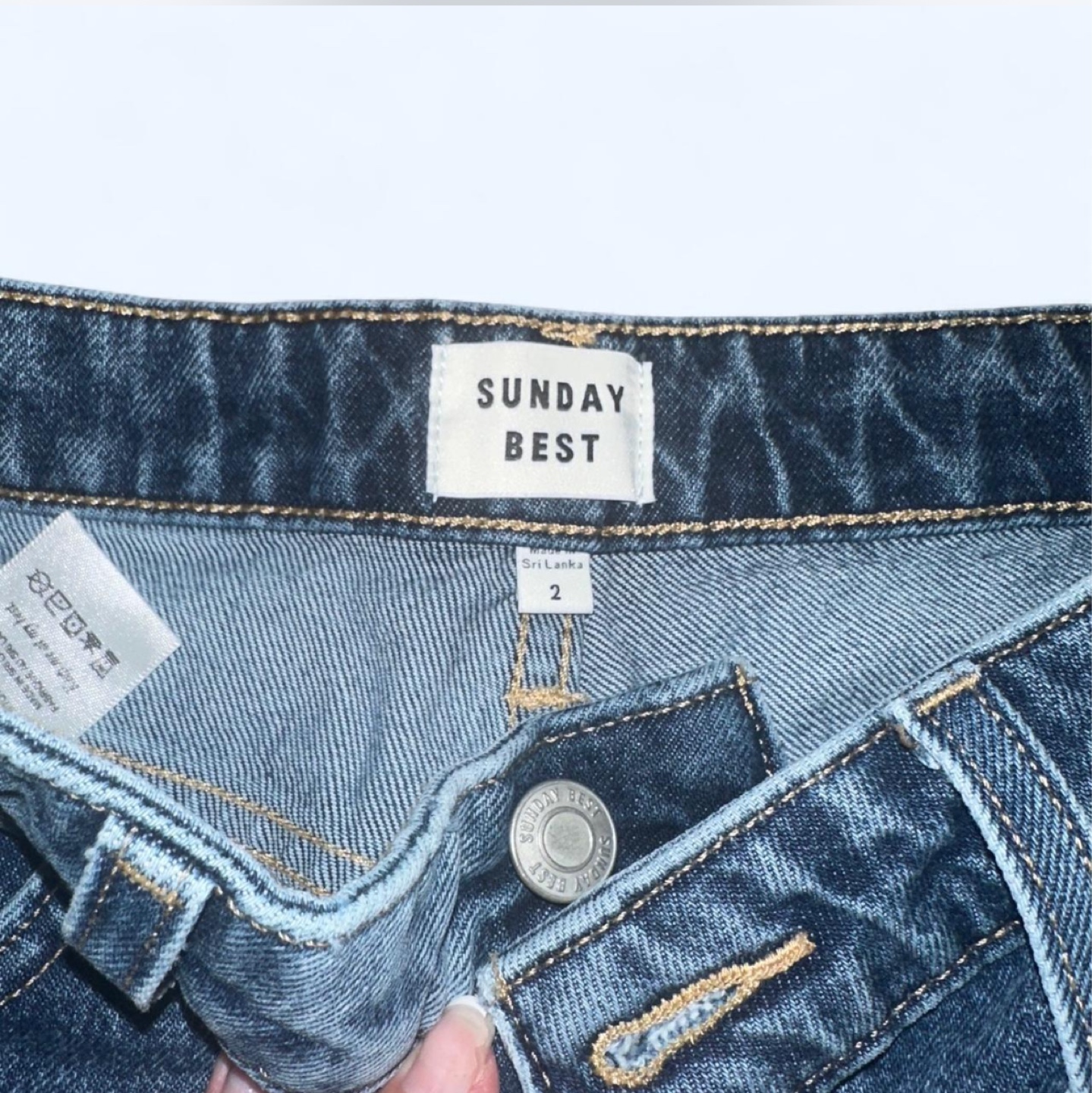 Aritzia Sunday Best Denim Jeans - Size 2
