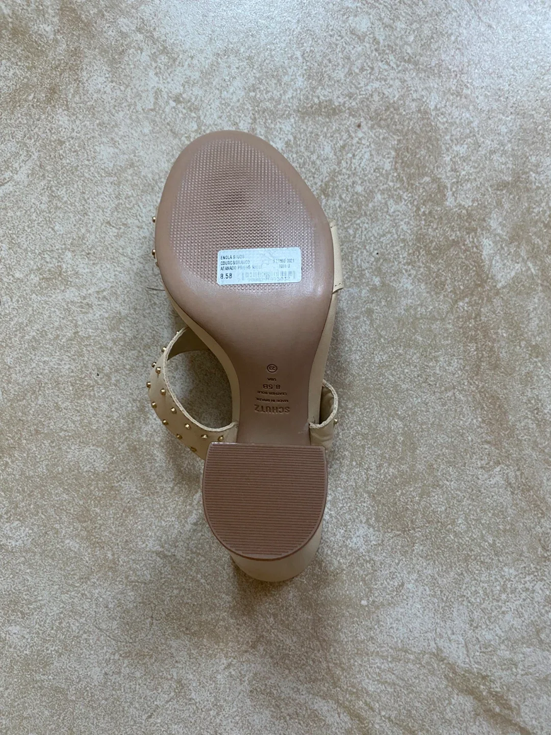 Schutz Enola Block Heel Sandals - Size 8.5 image indicator(3)