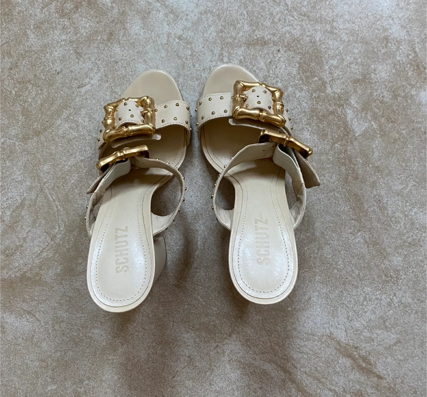 Schutz Enola Block Heel Sandals - Size 8.5 image indicator(2)