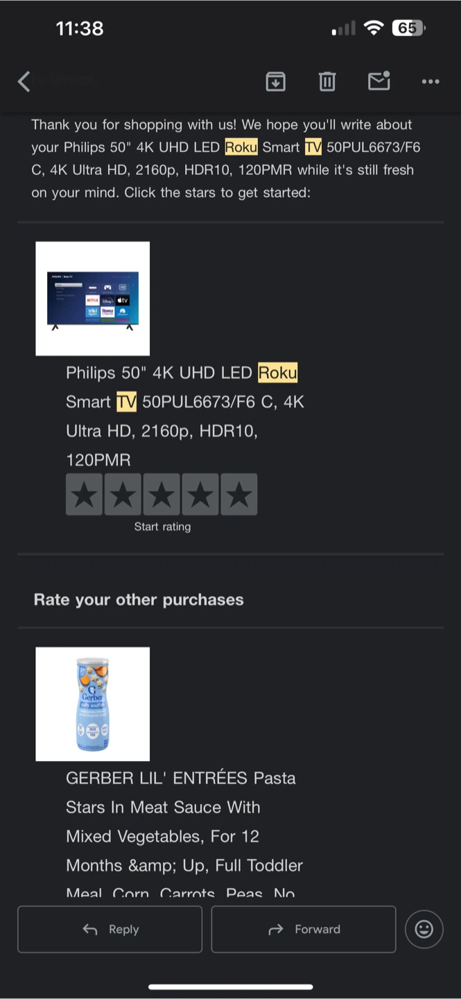 Philips 50" 4K UHD LED Roku Smart TV - photo 3