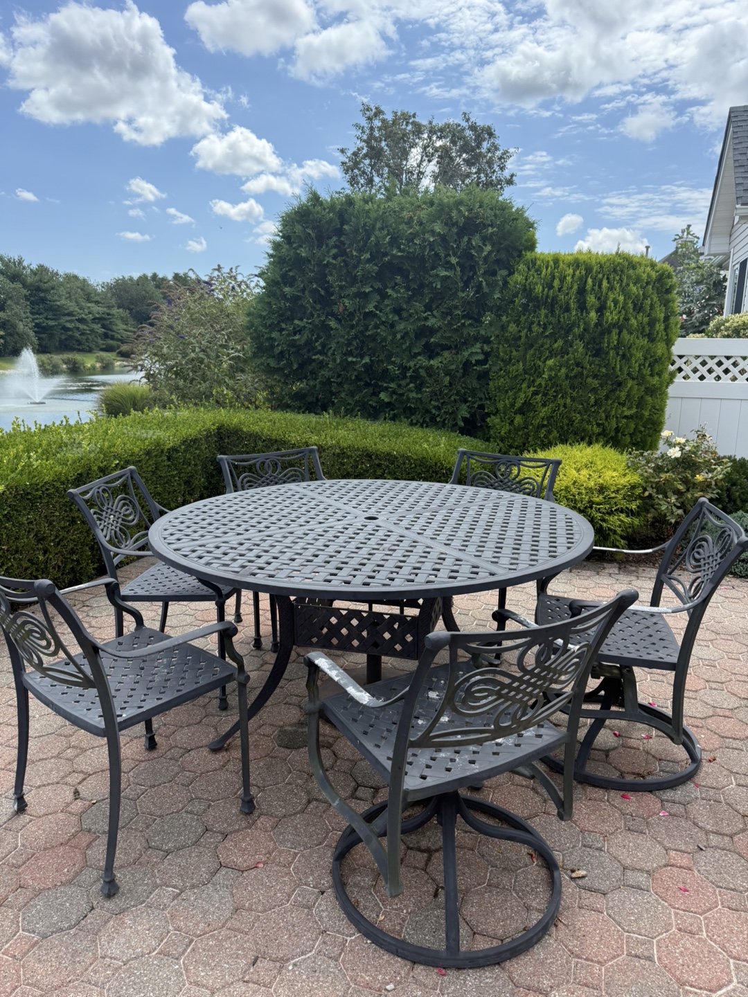 Outdoor Patio Set - Table and 6 Chairs