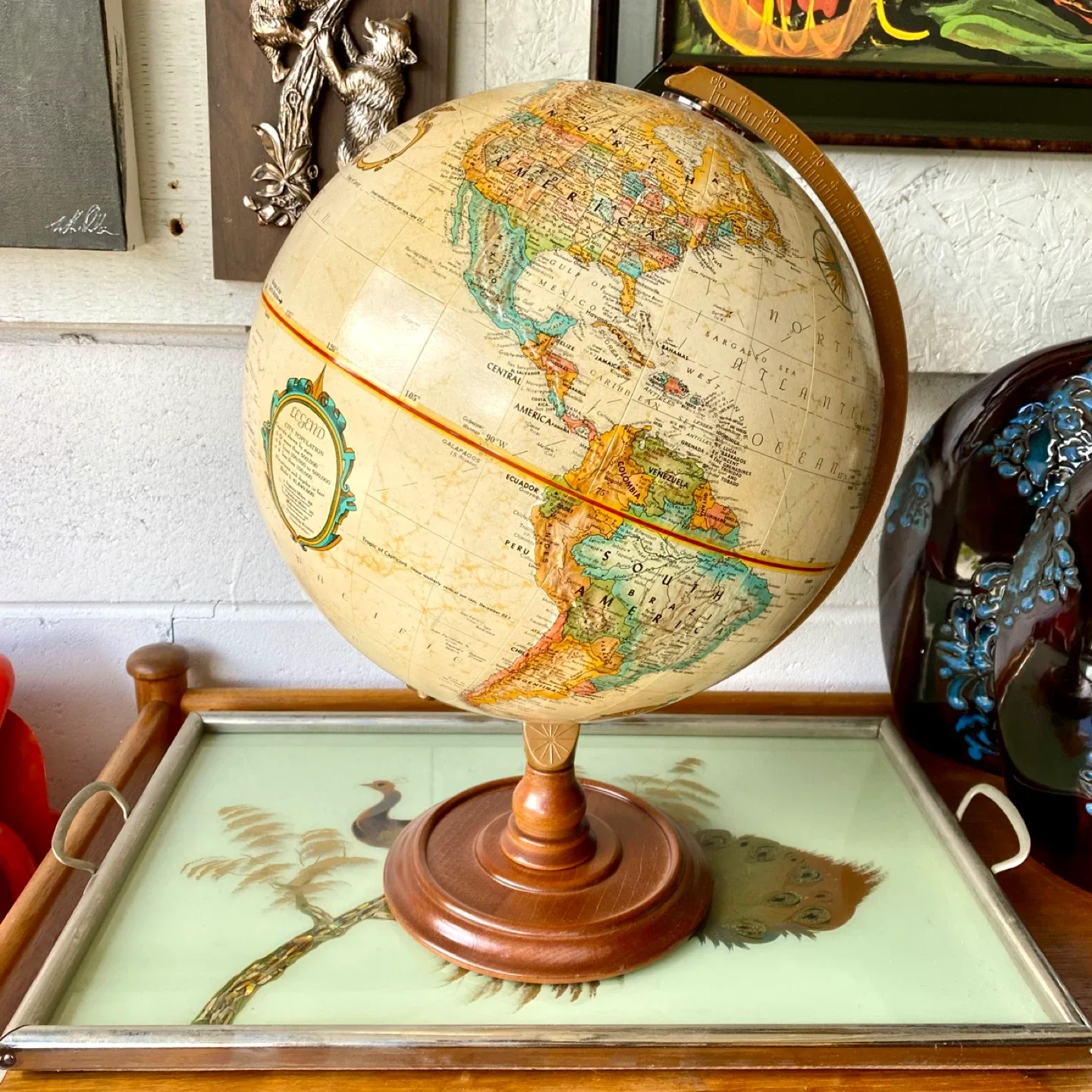 Vintage 12” Replogle World Classic Globe thumbnail