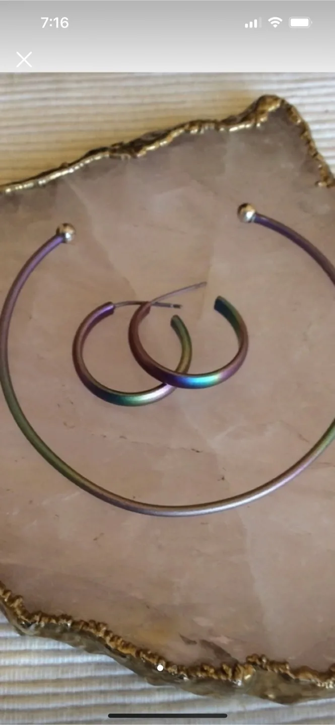 Bracelet and Earring Set - Iridescent thumbnail