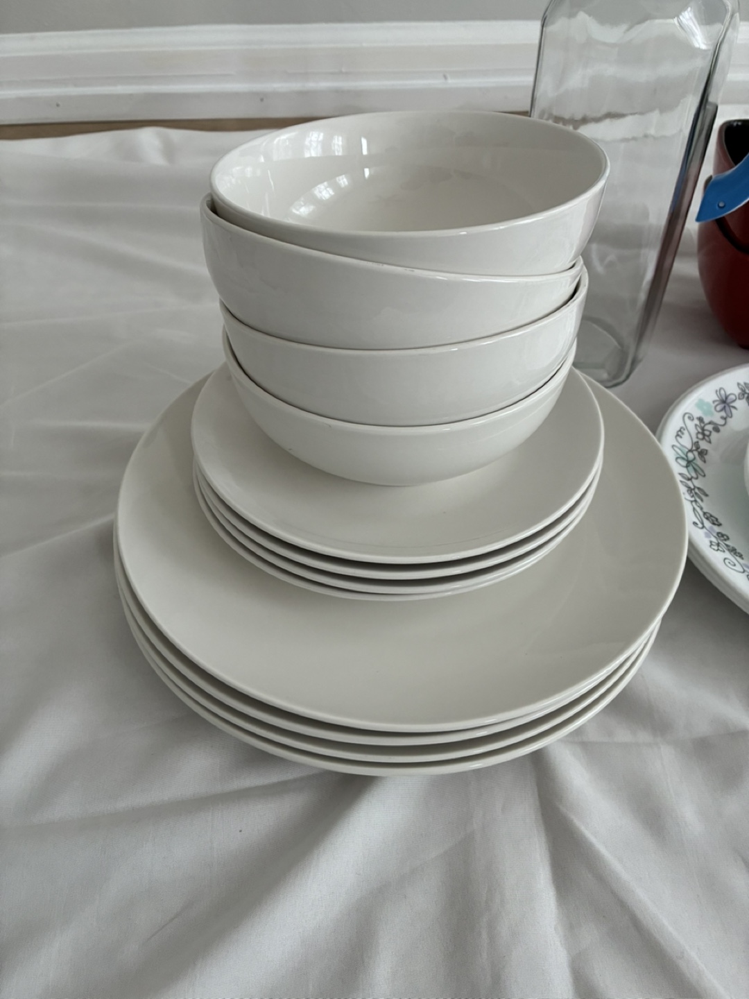 Corelle Dinnerware Set - Plates and Bowls
