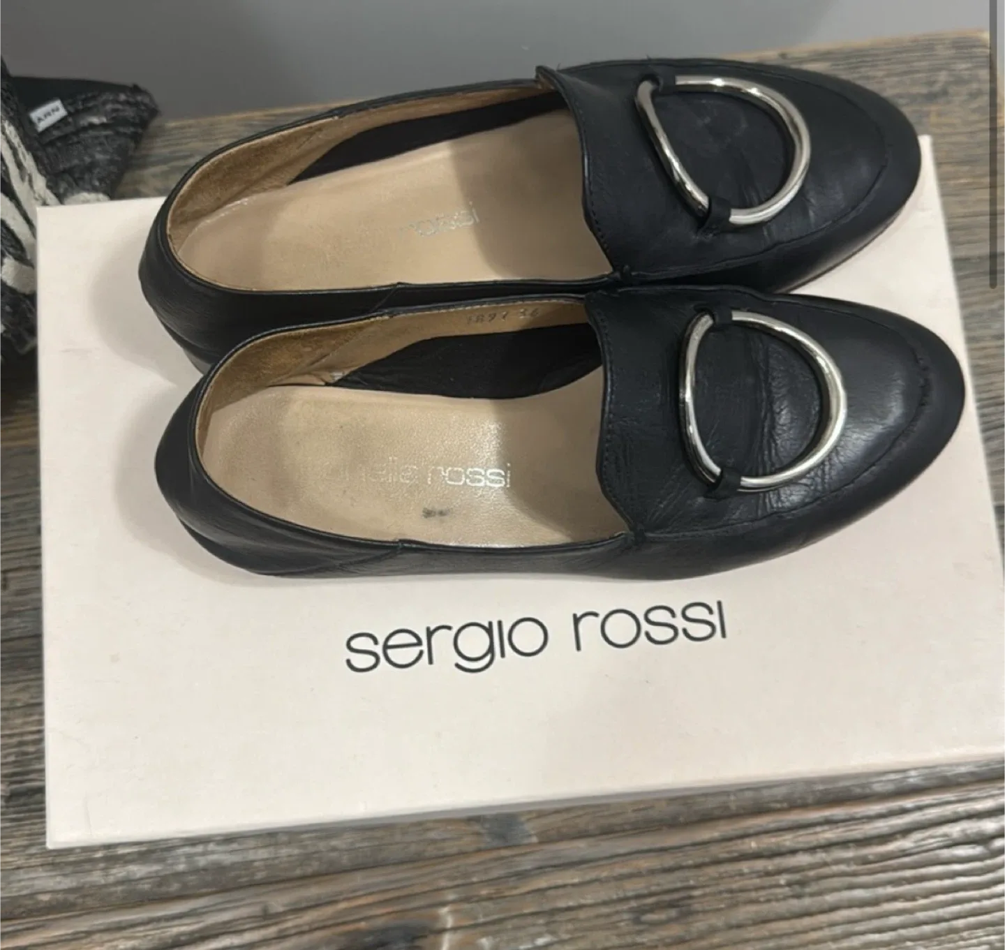 Sergio Rossi blue loafers - 36 image indicator(3)