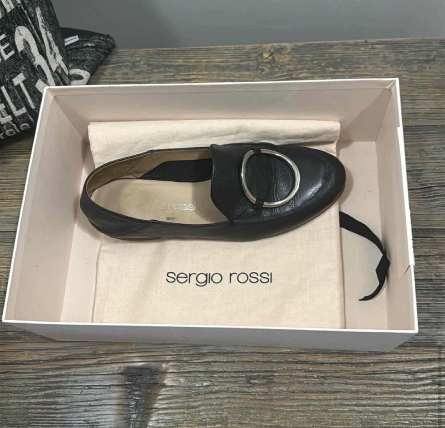 Sergio Rossi blue loafers - 36 image indicator(6)