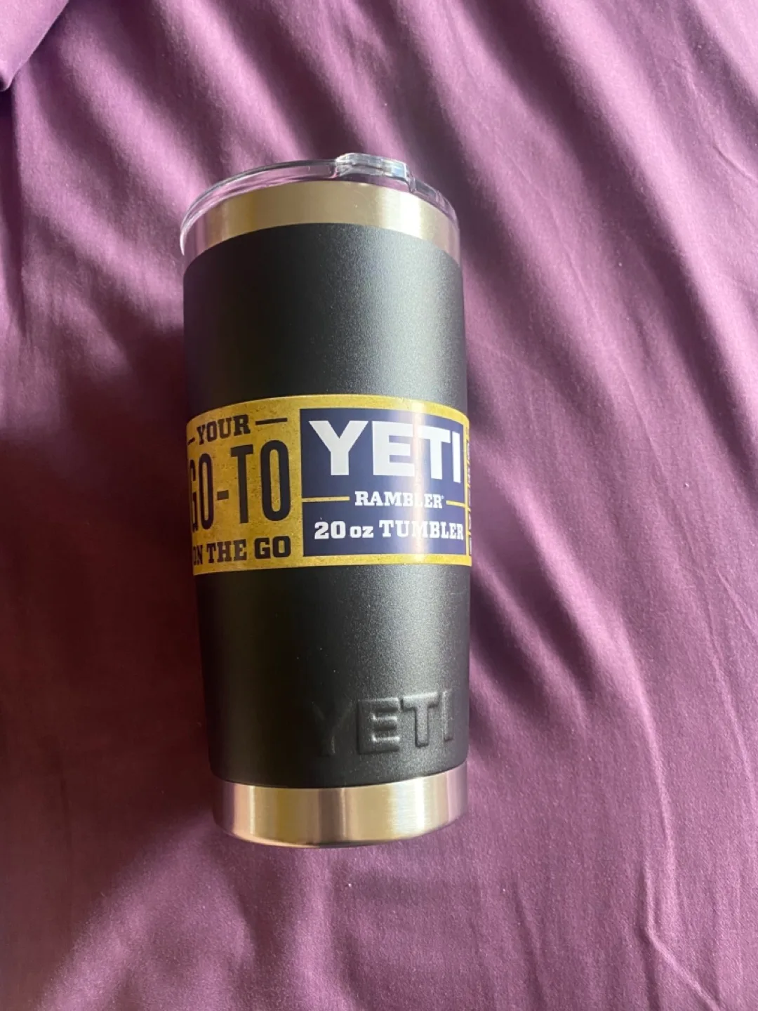 New YETI Rambler 20 oz Tumbler - Black image indicator(3)