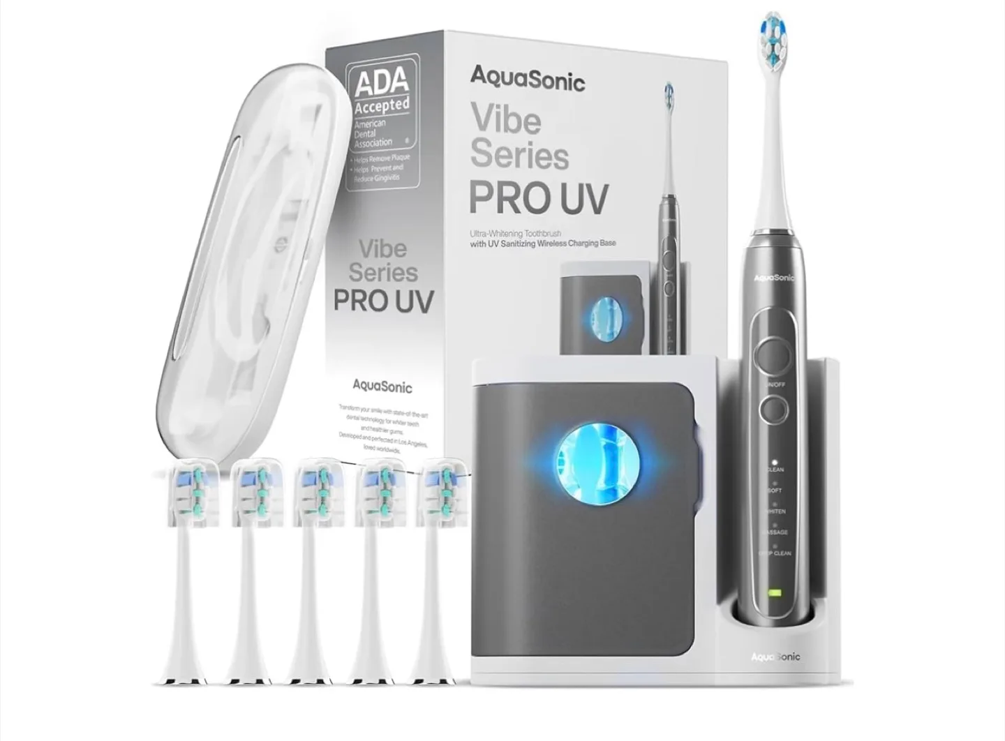 AquaSonic Vibe Series PRO UV Toothbrush thumbnail