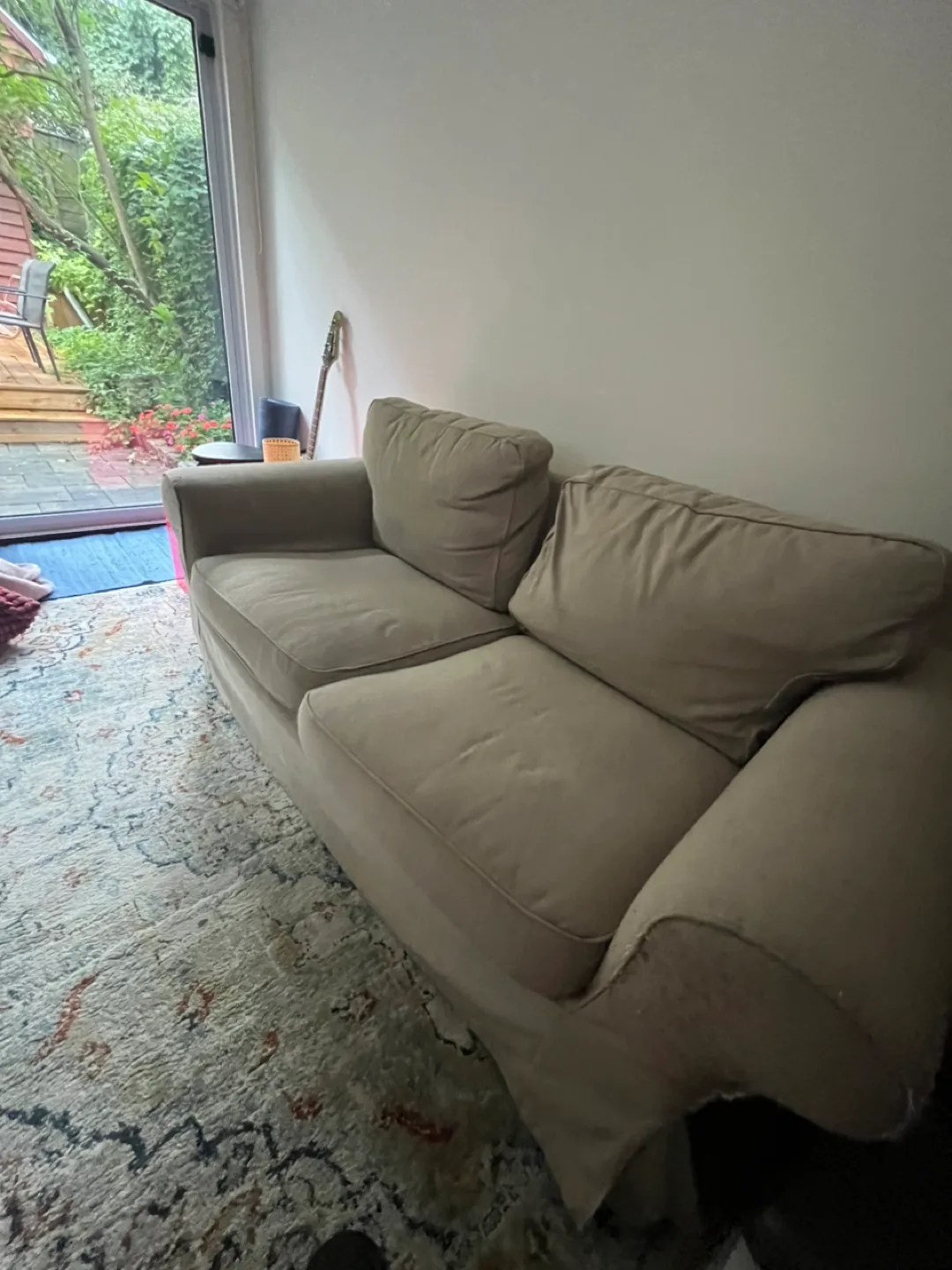 Beige Loveseat Sofa image indicator(2)