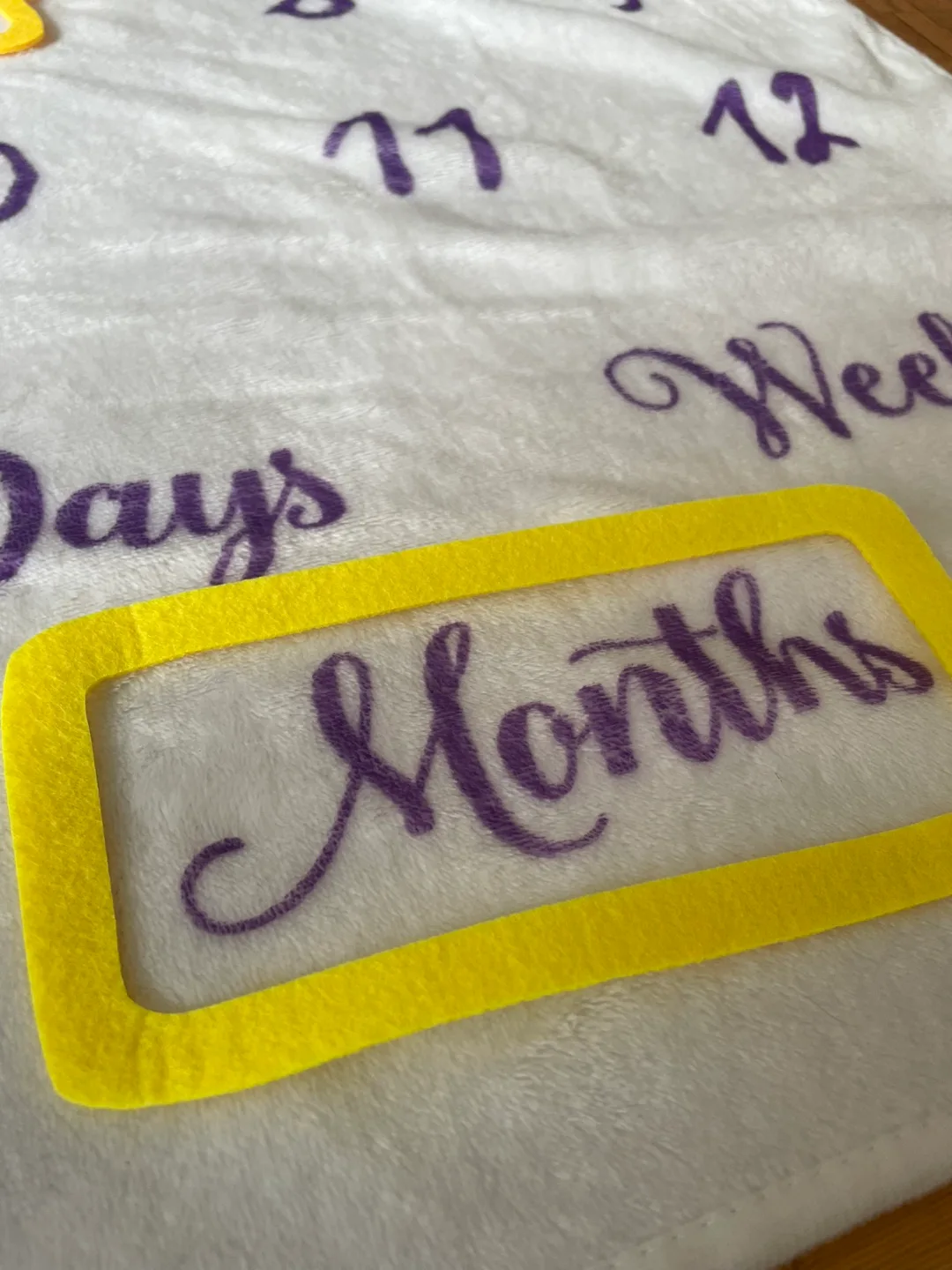 Baby Milestone Blanket - 'Love You to the Moon' image indicator(3)