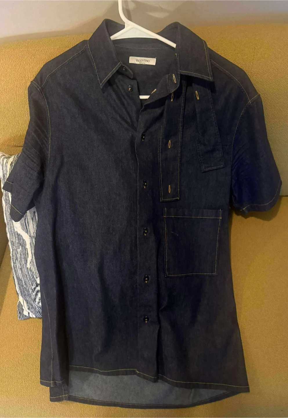 Valentino Runway piece Denim Shirt thumbnail