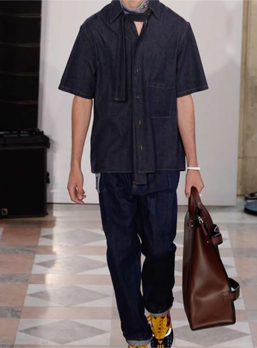Valentino Runway piece Denim Shirt image indicator(4)