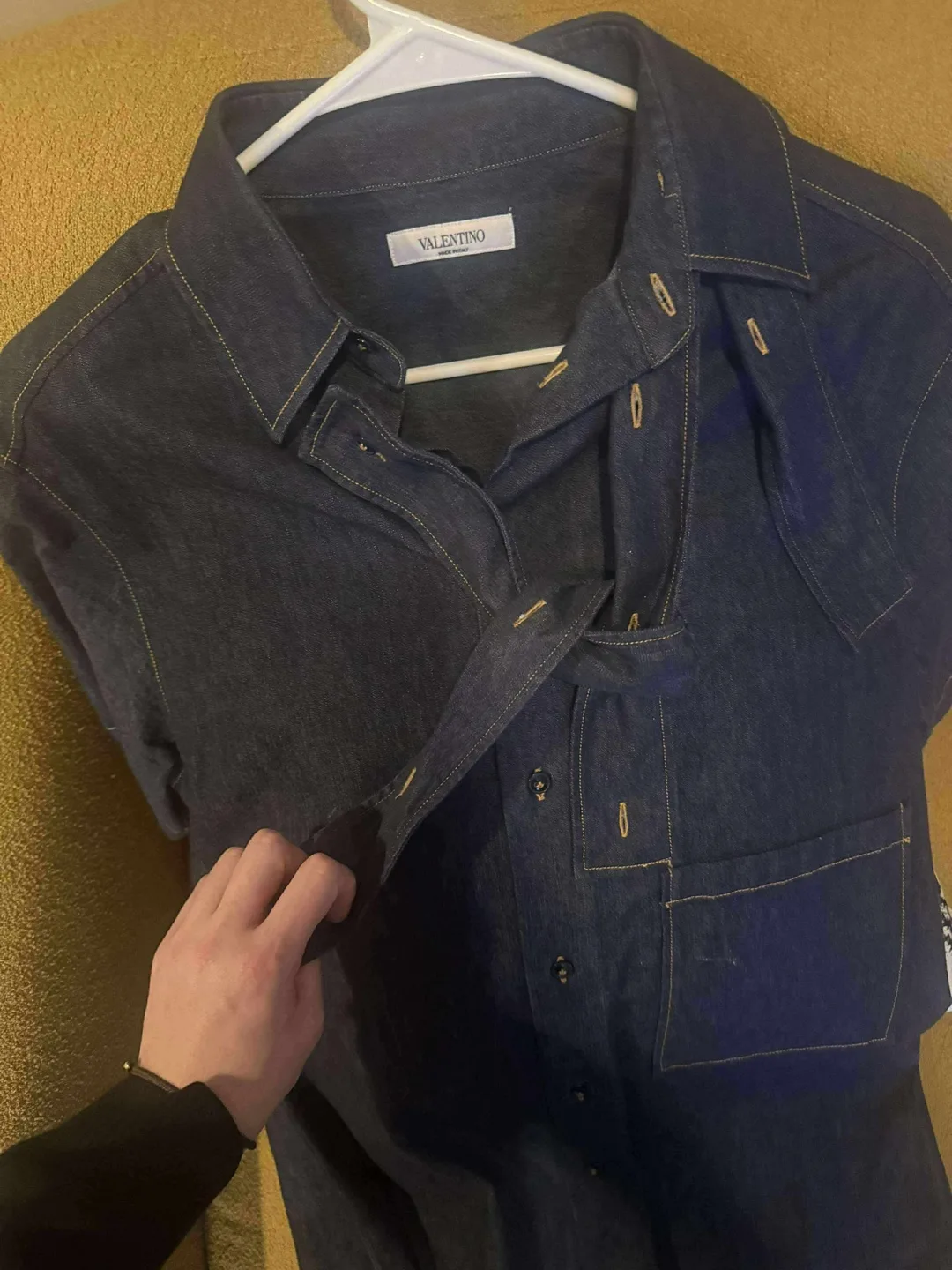 Valentino Runway piece Denim Shirt image indicator(3)