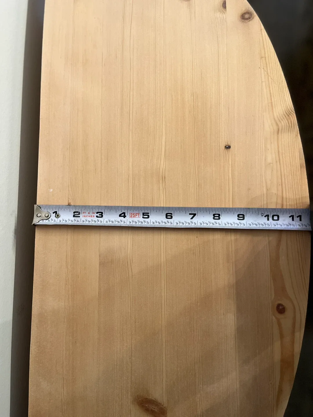 Wooden Half-Moon Console Table image indicator(3)