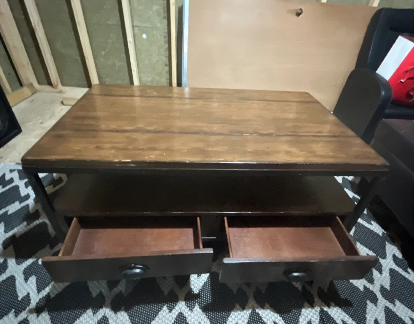 Coffee Table plus 2 Side Tables with Drawers image indicator(2)