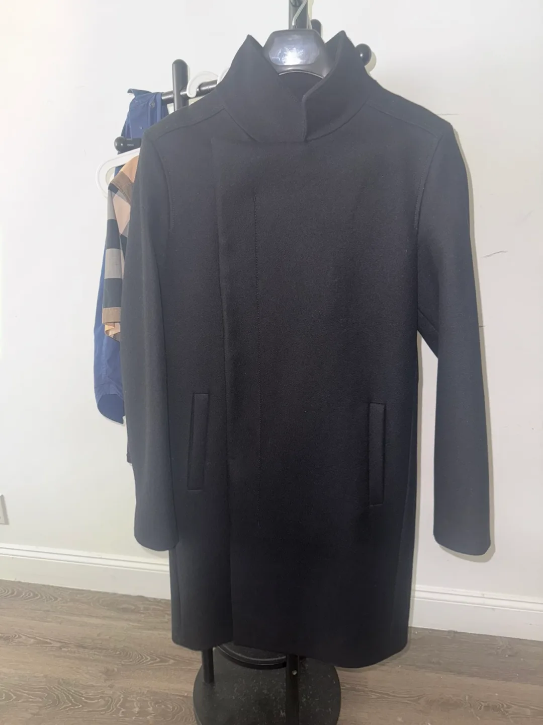 All saints Black Wool Coat image indicator(2)