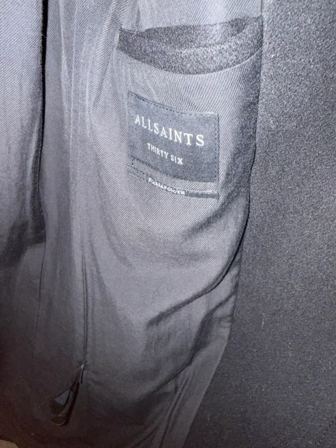 All saints Black Wool Coat image indicator(6)