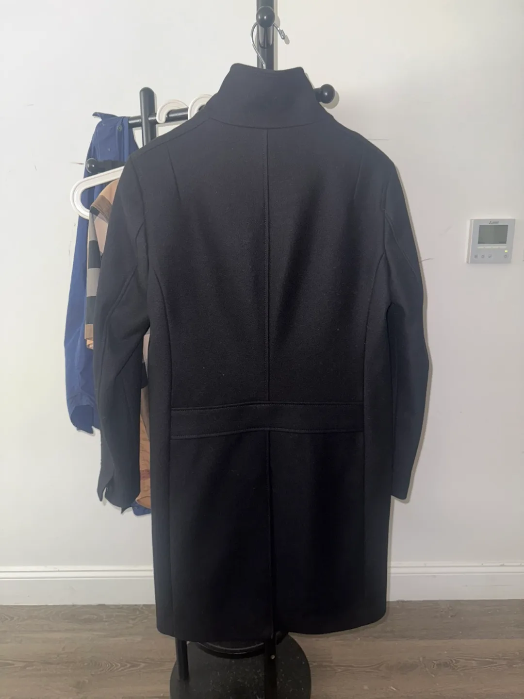 All saints Black Wool Coat image indicator(3)