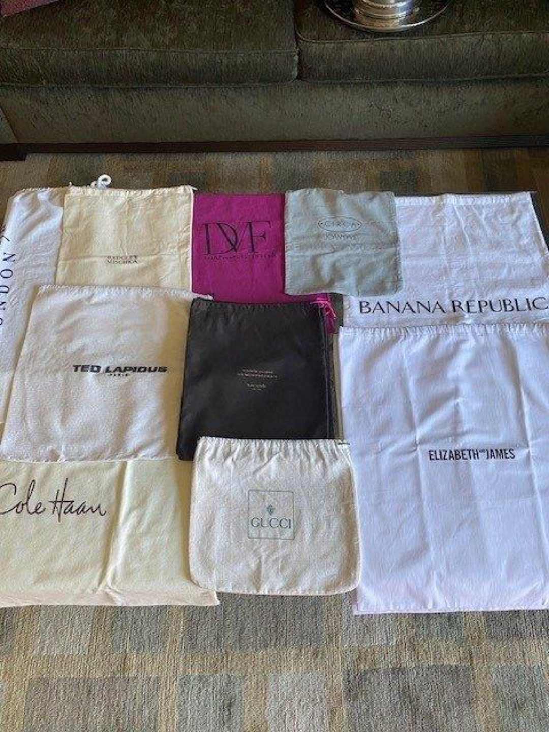 Assorted Designer Dust Bags