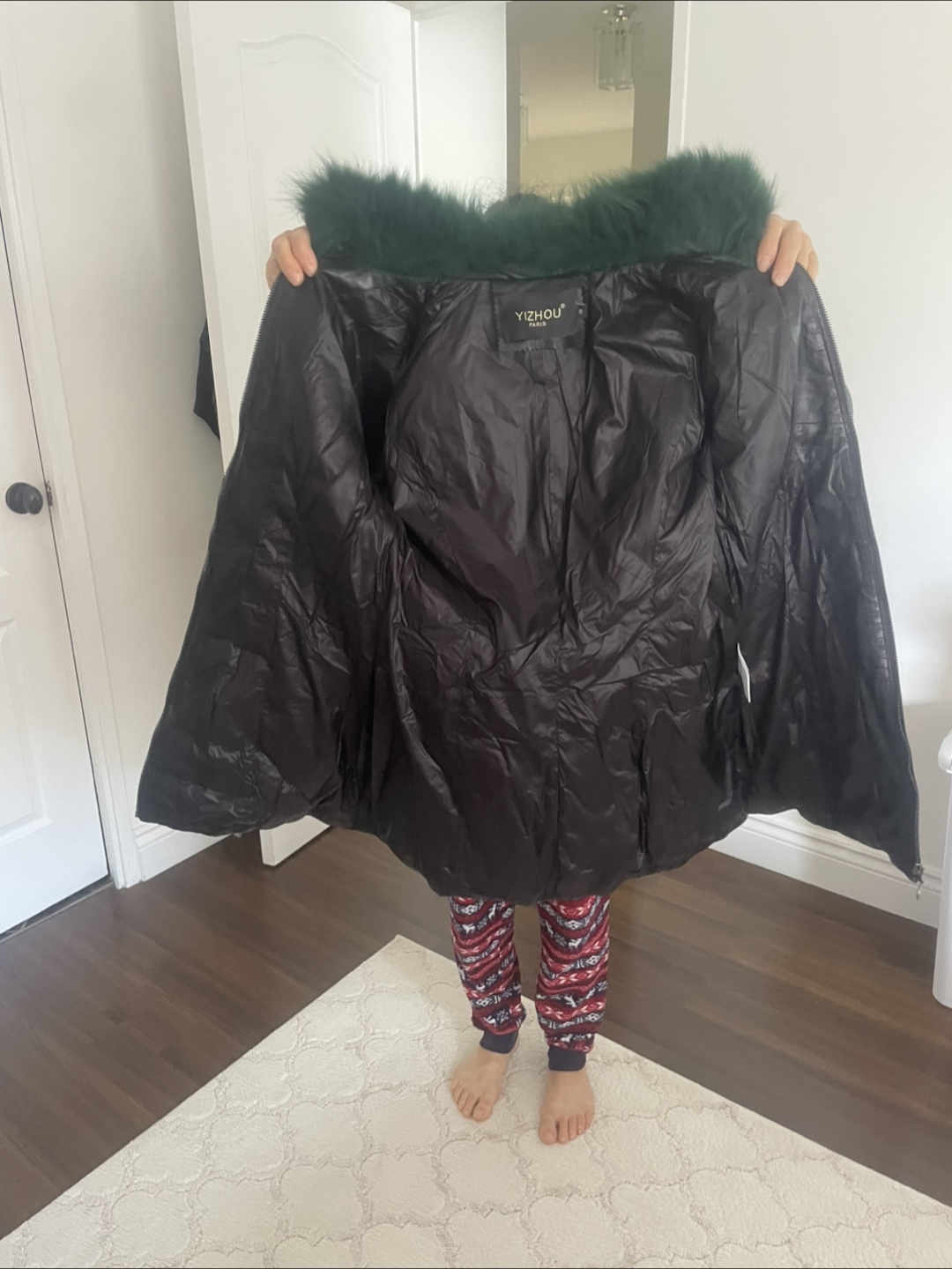 Black and emerald short sleeve jacket - photo 2
